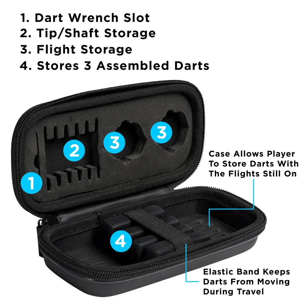 Dart Sets - Viper Desperado 80% Tungsten Iron Cross Soft Tip Darts | 3 Knurled Rings |18 Grams - Soft Tip Darts