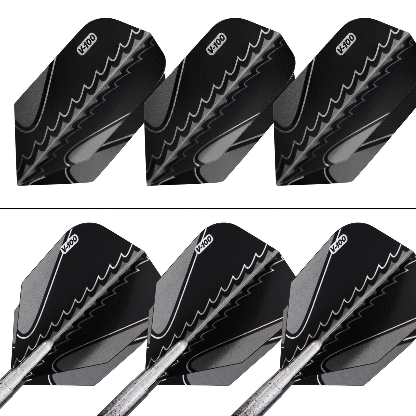 Dart Sets – Viper Black Flux 90% Tungsten | Dual-Format Precision Darts Black | 20 Grams