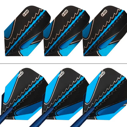 Dart Sets – Viper Black Flux 90% Tungsten | Dual-Format Precision Darts Blue | 20 Grams - Soft Tip Darts