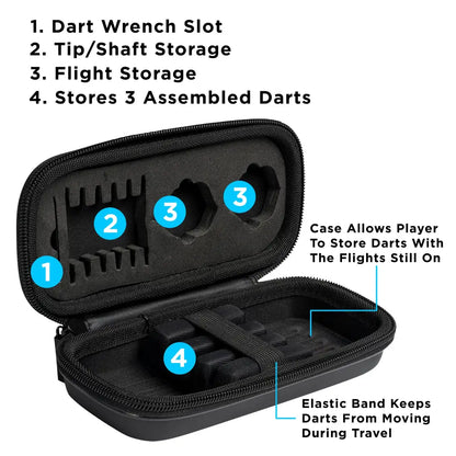 Dart Sets - Viper Desperado 80% Tungsten Iron Cross Soft Tip Darts | 3 Knurled Rings |18 Grams - Soft Tip Darts